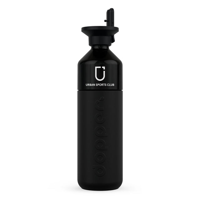 Urban Sports Club x Dopper - Limited Edition Bottles (Steel Gold / Blazing Black)