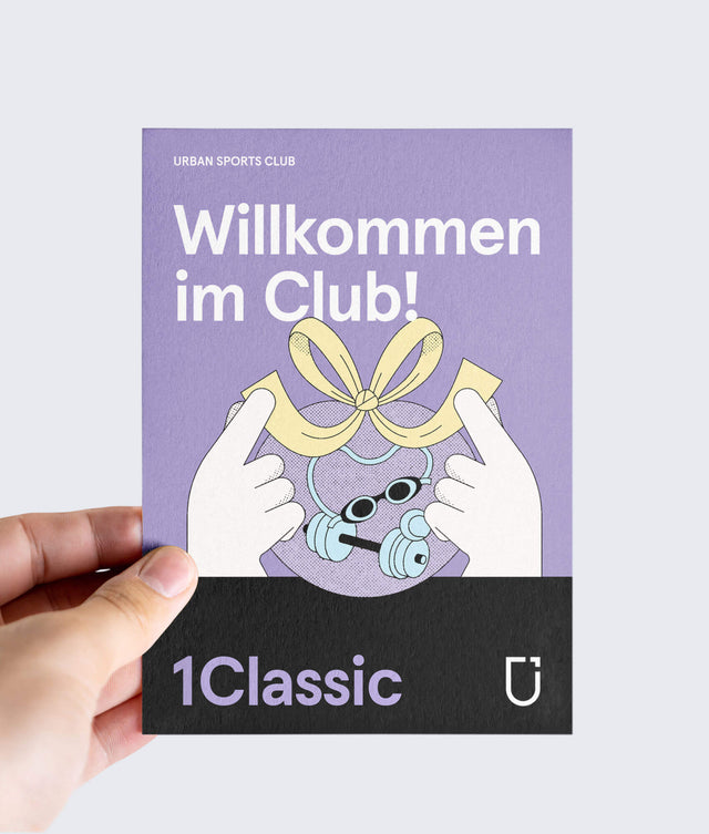 Classic-Mitgliedschaft – 1 Monat (Gedruckter Gutschein)