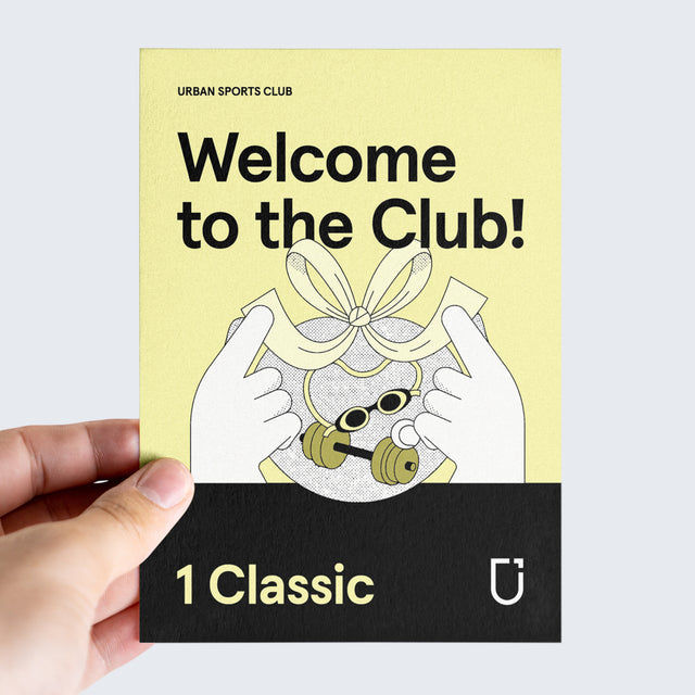 Physical Gift Card – Urban Sports Club Membership