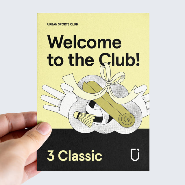Physical Gift Card – Urban Sports Club Membership