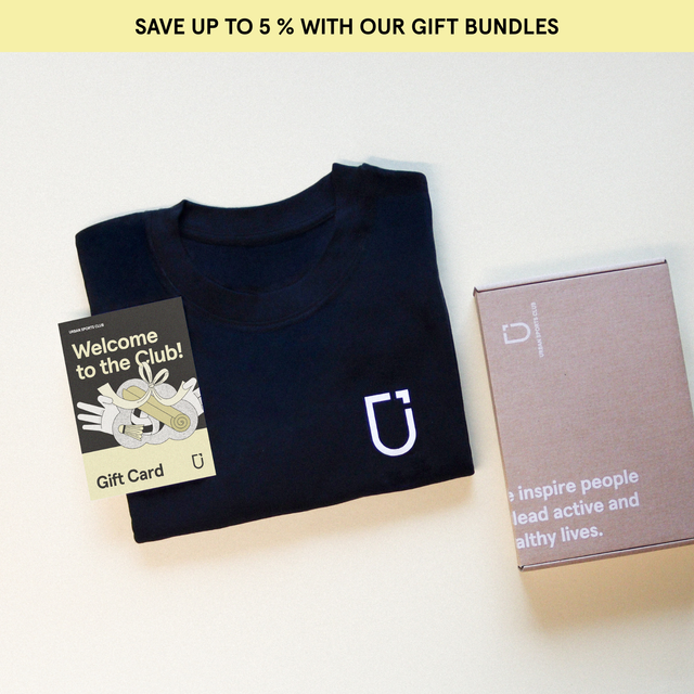 Gift Bundle "Urban Sports Club Membership and Women's Club T-Shirt (Black)"