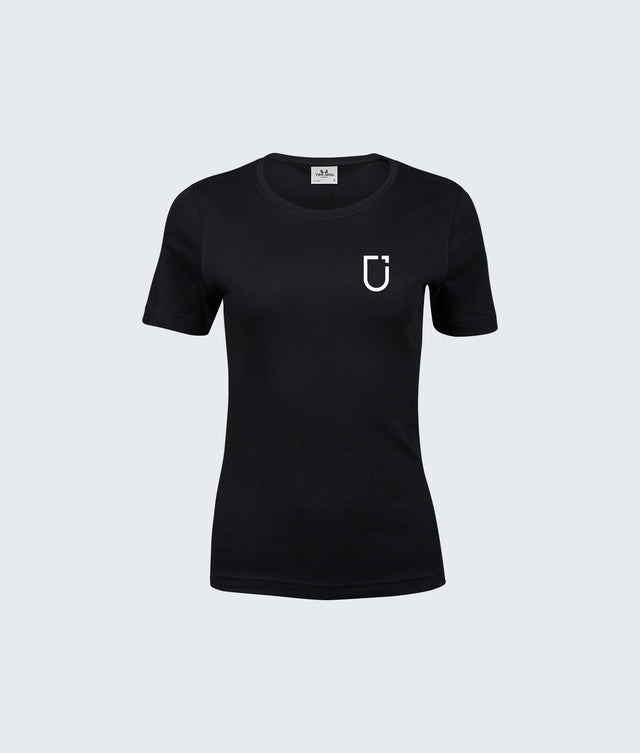 Damen Club T-Shirt (Schwarz)