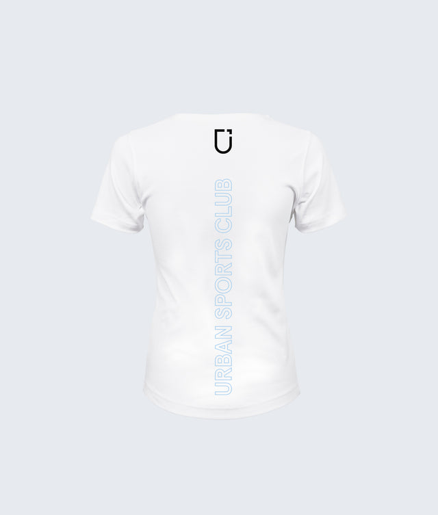 Damen Club T-Shirt (Weiß)