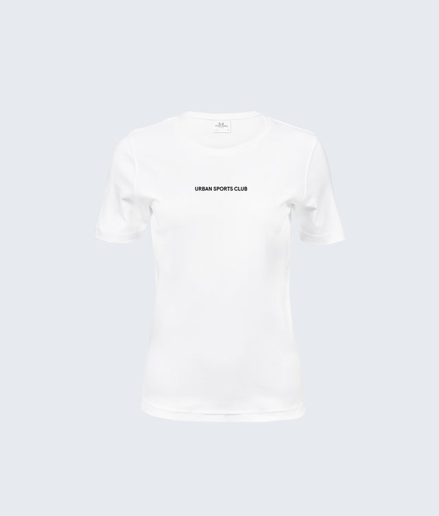 Damen Club T-Shirt (Weiß)